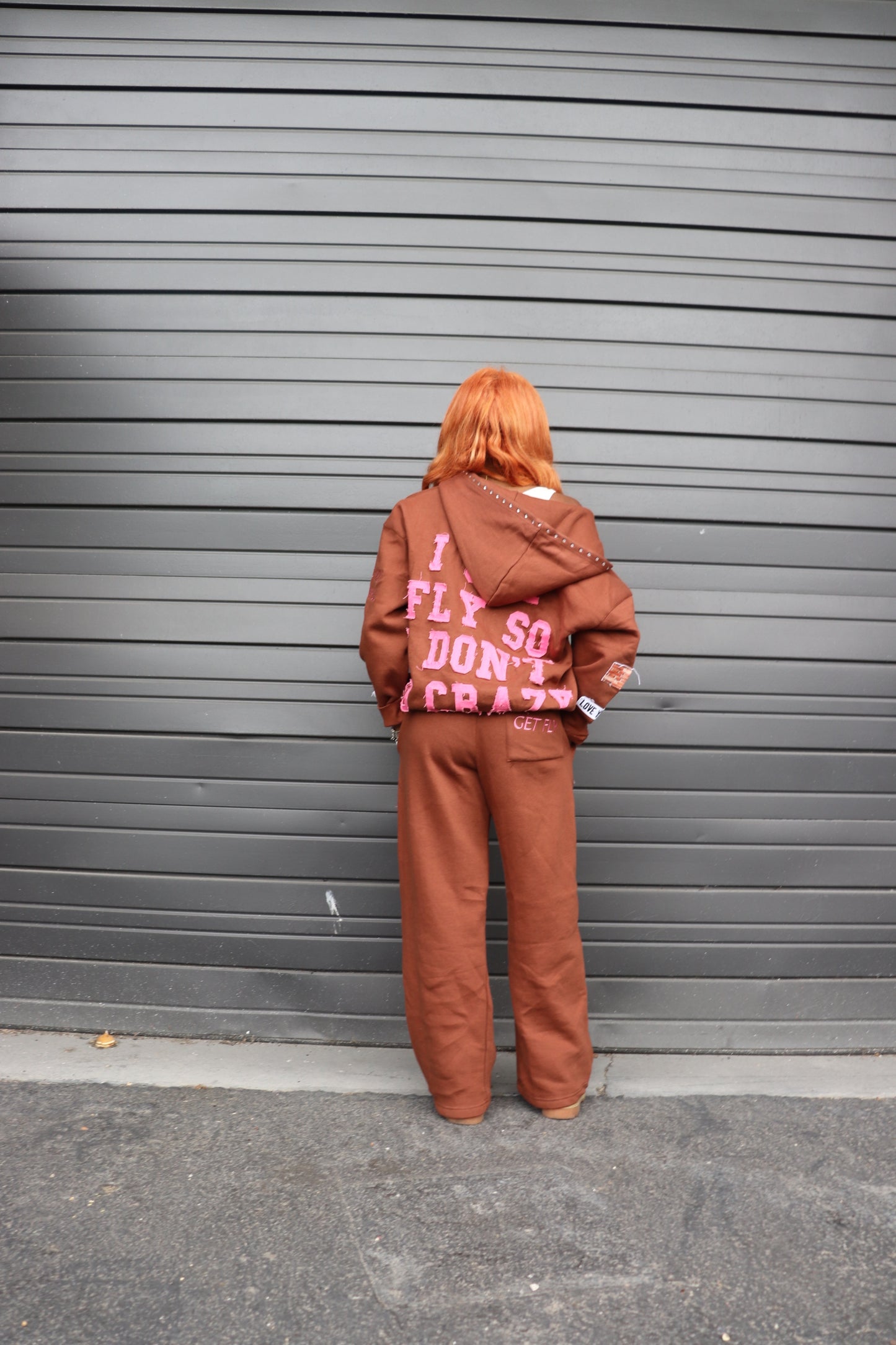 GO AWALL Sweatsuit (brown)